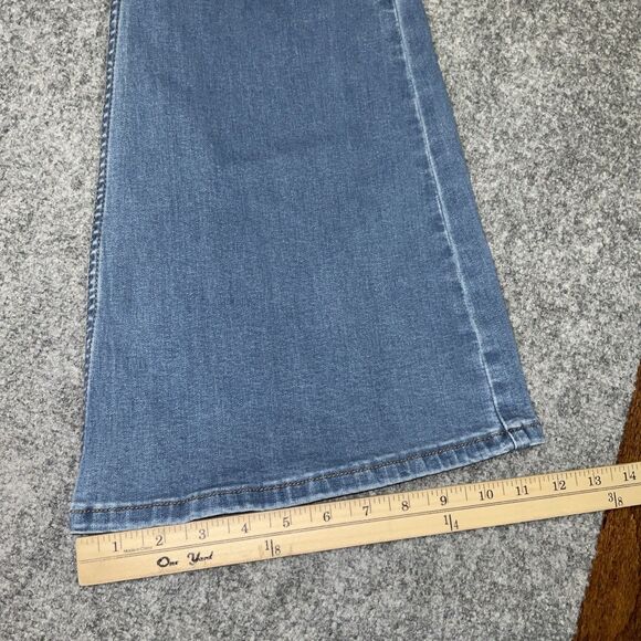 We The Free Jeans Womens Size 30 Blue Pull On Flare - Picture 7 of 10